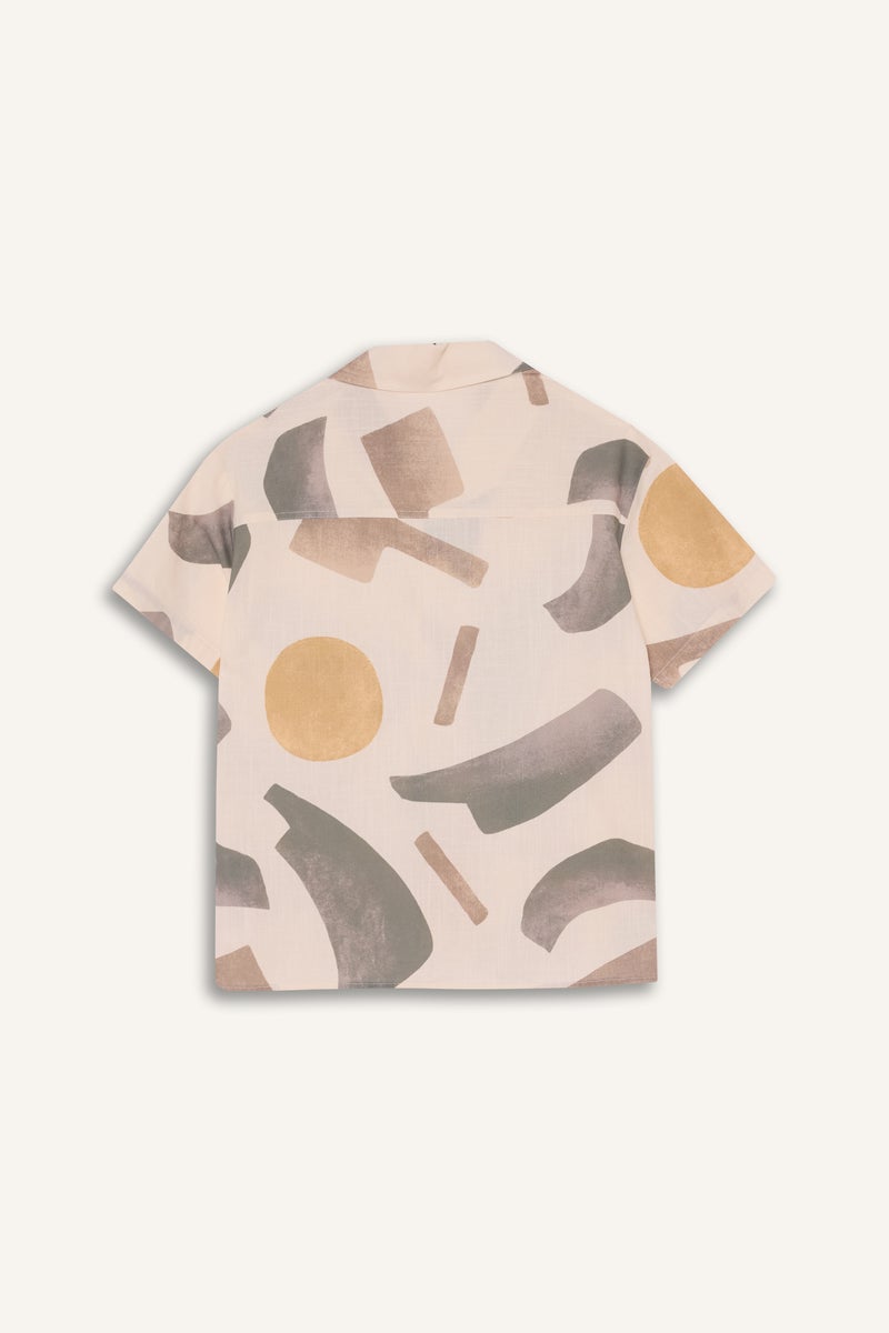 ديفاكتو قميص أولادي منقوش أوفر سايز - Image 3